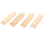 Stredné rovné koľaje 16 cm 4 ks Bigjigs Rail