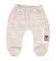 Rastúci pletený svetrík a nohavice s vreckom Hand Made Nature béžový Baby Nellys
