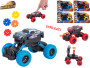 Roadblasters kovové auto s veľkými kolesami – 17 cm, zotrvačník, strieľajúce disky
