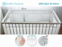 Bavlnený mantinel do postieľky Bump Air Design 360 cm Babymatex