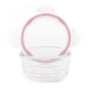 Sklenené misky s viečkami B-Glass Bowls 280 ml Bo Jungle