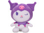 Kuromi plyšová 22 cm spandex sediaci My Melody & Kuromi