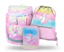 Set 3 Airy Rainbow Unicorn: aktovka, peračník, vrecko Baagl