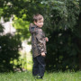 Detská softshellová bunda Duo Forest - hnedá Esito