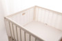 Mušelínový mantinel do postieľky Bump Air 180 x 30 cm Babymatex