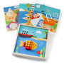 Drevená mozaika Pláž Bigjigs Toys