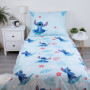Obliečky Lilo and Stitch "Blue" 140 x 200 cm + 70 x 90 cm Jerry Fabric