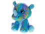 Nosorožec Star Sparkle plyšový modrý 37 cm sediaci
