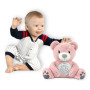 Plyšový zaspávač medvedík s projektorom Bear pink Milly Mally