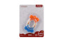 Hrkálka / Hryzátko ovál plast / silikón 11 cm, 0 m+