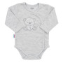 Dojčenská súpravička do pôrodnice New Baby Sweet Bear sivá