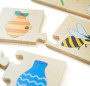 Didaktické puzzle Čo k sebe patrí Bigjigs Toys