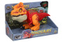 Dinosaurus s efektmi červený 26,5x11x13 cm