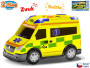 2-Play Traffic Auto ambulancia CZ design 13,5 cm voľný chod so svetlom a zvukom