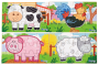 Drevené puzzle - farma Viga