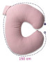 Mušelínový polohovací vankúš MiniRelax 140 cm Babymatex