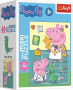 Minipuzzle Prasiatko Peppa / Peppa Pig 4 druhy, 20 dielikov
