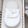 Prikrývka na Cocoonababy Quilted White Red Castle