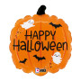 Tekvica "Happy Halloween" 18"/46cm fóliový balónik