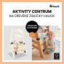 Aktivity centrum Play board na drevené stoličky Alpha+/Beta+/Arketa Hauck