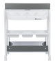 Prebaľovací pult s vaničkou Rosie Mineral Grey