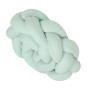 Mušelínový mantinel vrkoč 200 cm Babymatex – chránič do postieľky Mint