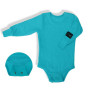 Rastúce body rebrované Turquoise - tyrkysová Esito