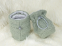 Capačky Teddy fleece double Olive olivová Esito