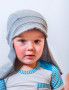 Šiltovka tenká pirát Outlast® UV 50+ Šedý melír Little Angel