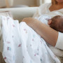 Mušelínové plienky Super Soft ružové 3 ks 70x70 cm BabyOno