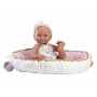New born dievčatko realistická bábika bábätko s celovinylovým telom - 40 cm Llorens