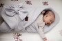 Mušelínová zavinovačka Love béžová so srdiečkami Sleepee
