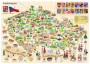 Puzzle Mapa Českej republiky 160 ks