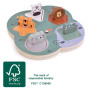 3D puzzle so zvukmi zvierat Safari small foot