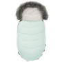 Detský fusák New Baby s kožúškom dusty green
