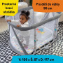 Postieľka s ohrádkou na hranie a klavírom 3 v 1 Kick & Snooze™ 0 m+ Baby Einstein