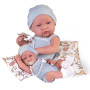 Realistická bábika bábätko s celovinylovým telom 42 cm Lui 50409 Antonio Juan