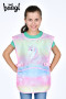 Set 5 Airy Rainbow Unicorn: batoh, peračník, sáčok, zástera, peňaženka Baagl