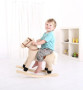 Bigjigs Toys Drevený hojdací kôň béžový