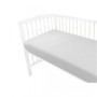 Mušelínové prestieradlo do postieľky 60 x 120 cm Nature double Baby Nellys
