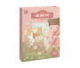 Omaľovánky s pastelkami a samolepkami Rosa Fairy Garden Little Dutch