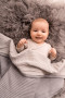 Mušelínová deka Prestige sivá 75 x 100 cm Babymatex