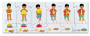 Drevený puzzle set 4 x 12 dielov