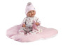 Mrkacia realistická bábika bábätko so zvukmi a mäkkým telom 42 cm New born Llorens