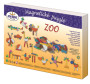 Puzzle drevené magnetické ZOO