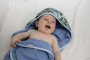 Detská osuška s kapucňou Maxi print 100 x 100 cm Babymatex
