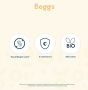 Beggs BIO Smoothie s jogurtom a tropickým ovocím (120 g) 12 ks Beggs
