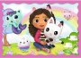 Puzzle 4v1 Gabbyina dobrodružstvo/Gabby´s Dollhouse, 35+48+54+70 dielikov