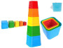 Pyramída skladacie kocky 5 ks 12 m+