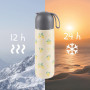 Termoska na tekutiny so silikónovým držiakom 400 ml Zopa